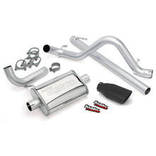 Load image into Gallery viewer, Banks Power 07-11 Jeep 3.8L Wrangler - 2dr Monster Exhaust System - SS Single Exhaust w/ Black Tip - eliteracefab.com