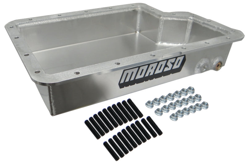 Moroso Ford E40D/4R100 Transmission Pan - 3.642in - eliteracefab.com