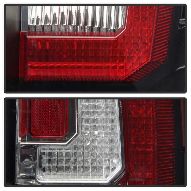 Spyder Chevy Suburban/Tahoe 07-14 V2 - Light Bar LED Tail Lights - Black ALT-YD-CSUB07V2-LED-BK - eliteracefab.com