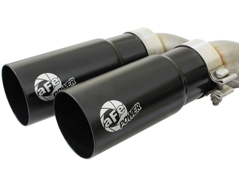 aFe Rebel Exhausts 3in SS Cat-Back 09-14 Ford F-150 4.6/5.0/5.4L w/ Black Tips aFe