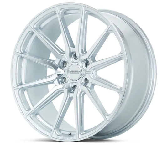 Vossen HF6-1 22x9.5 / 6x135 / ET20 / Deep Face / 87.1 - Silver Polished Wheel Vossen