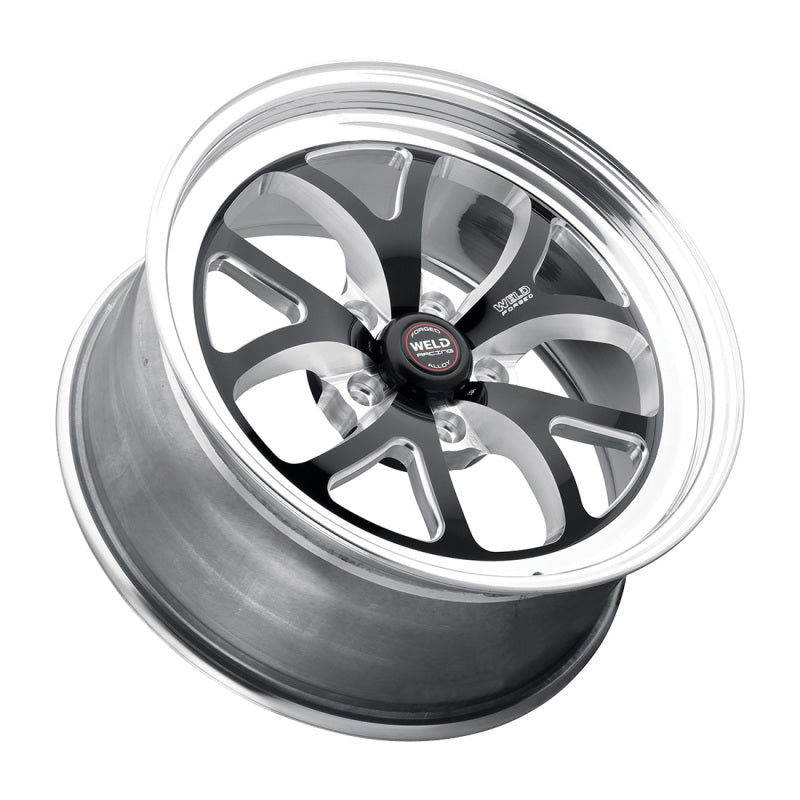 Weld S76 15x8.33 / 5x4.75 BP / 5.5in. BS Black Wheel (Low Pad) - Non-Beadlock