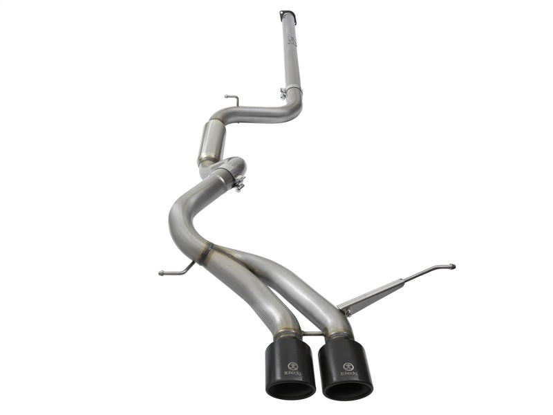 aFe Takeda 3in SS Exhaust Cat-Back 13-16 Ford Focus ST 2.0L Black Tips - eliteracefab.com