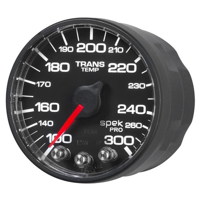 Autometer Spek-Pro 52.4mm 100-300 Deg F Digital Stepper Motor Trans Temp Gauge P342328
