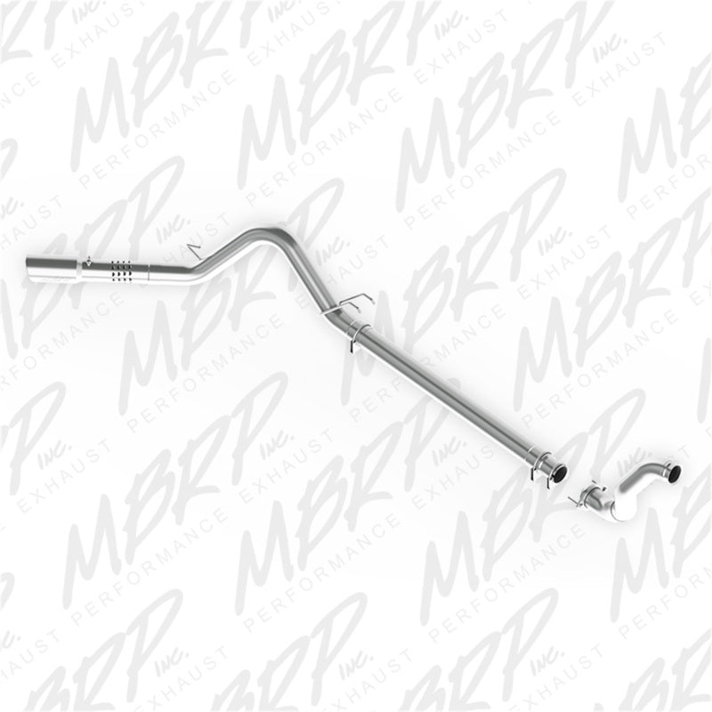 MBRP 08-10 Ford 6.4L F250/350/450 4 inch Filter Back Single Side Exit Aluminum and Down Pipe - eliteracefab.com