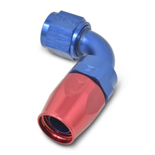 Load image into Gallery viewer, Russell Performance -4 AN Red/Blue 90 Degree Full Flow Hose End