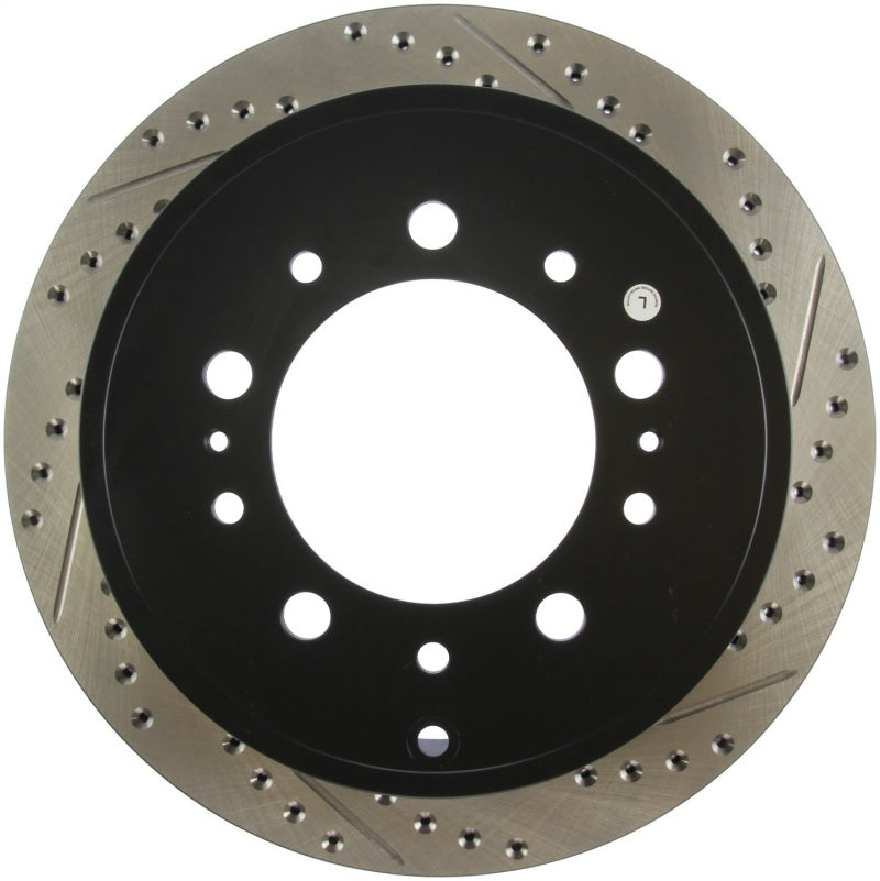 StopTech Slotted & Drilled Sport Brake Rotor - eliteracefab.com