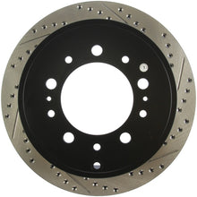 Load image into Gallery viewer, StopTech Slotted &amp; Drilled Sport Brake Rotor - eliteracefab.com