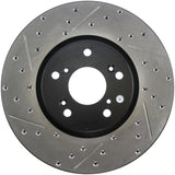 StopTech 04-08 Acura TL (Brembo Caliber) SportStop Slotted & Drilled Right Front Rotor