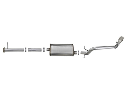 aFe Mach Force-XP Exhaust 3in CB SS 15-17 GM Colorado/Canyon 2.5L/3.6L Side Exit w/ Polished Tip aFe