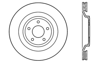 StopTech Slotted & Drilled Sport Brake Rotor - eliteracefab.com