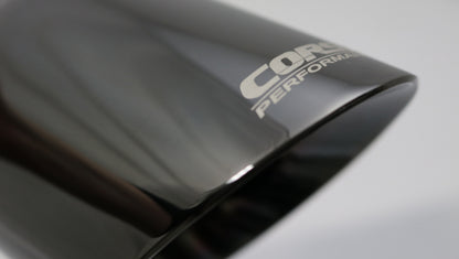 Corsa Single Universal 2.5in Inlet / 3.5in Outlet Black PVD Pro-Series Tip Kit CORSA Performance