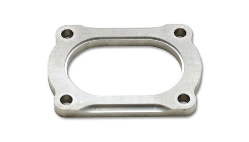 Vibrant T304 SS 4 Bolt Flange for 3.5in O.D. Oval tubing - eliteracefab.com