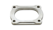 Load image into Gallery viewer, Vibrant T304 SS 4 Bolt Flange for 3.5in O.D. Oval tubing - eliteracefab.com