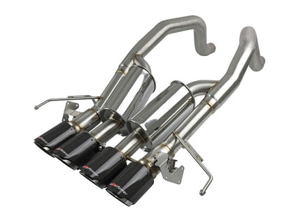 aFe MACHForce XP Axle Back 304SS Exhaust w/ Carbon Fiber Tips 15-19 Chevy Corvette Z06 aFe