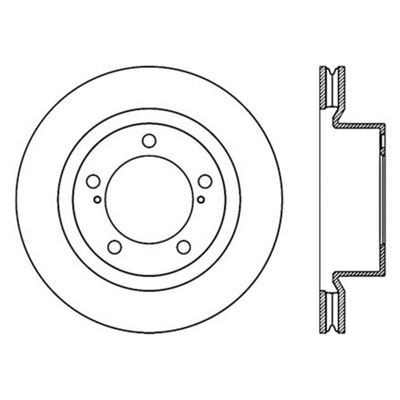 StopTech Slotted Sport Brake Rotor - eliteracefab.com