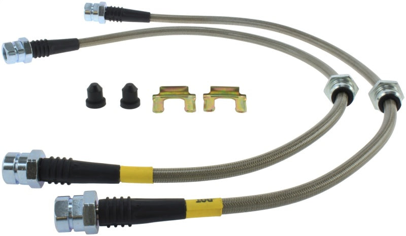 STOPTECH 08-12 VW GOLF R32/GOLF R FRONT STAINLESS STEEL BRAKE LINE KIT, 950.33024 - eliteracefab.com