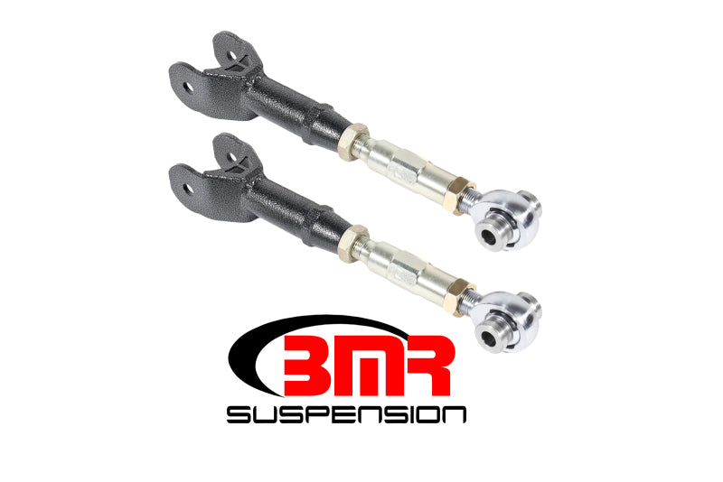 BMR 2016 - 2023 Chevy Camaro Upper Trailing Arms w/ On-Car Adj. Rod Ends - Black Hammertone UTCA060H