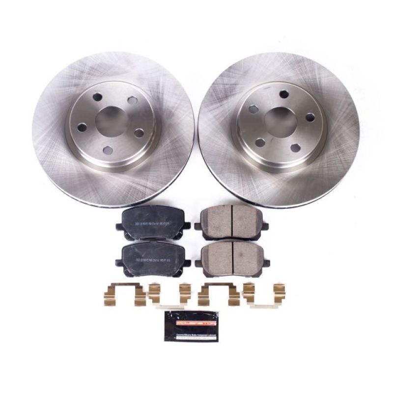 Power Stop 03-08 Pontiac Vibe Front Autospecialty Brake Kit - eliteracefab.com