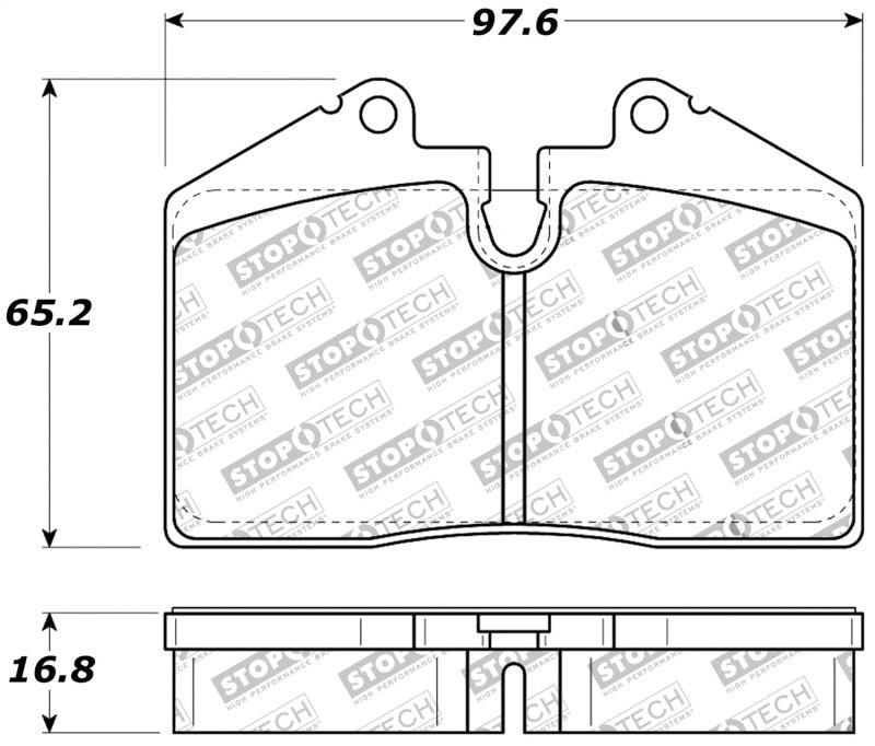 STOPTECH PERFORMANCE PAD, 309.06080 - eliteracefab.com