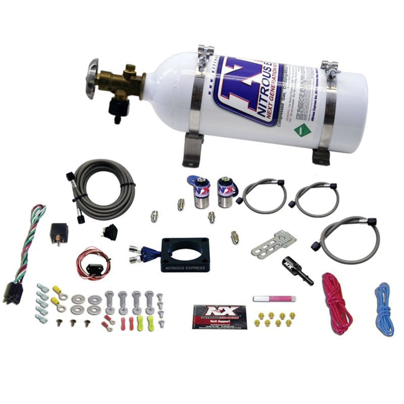 Nitrous Express 13-16 Dodge Dart 1.4L Turbo Nitrous Plate Kit (35-100HP) w/5lb Bottle