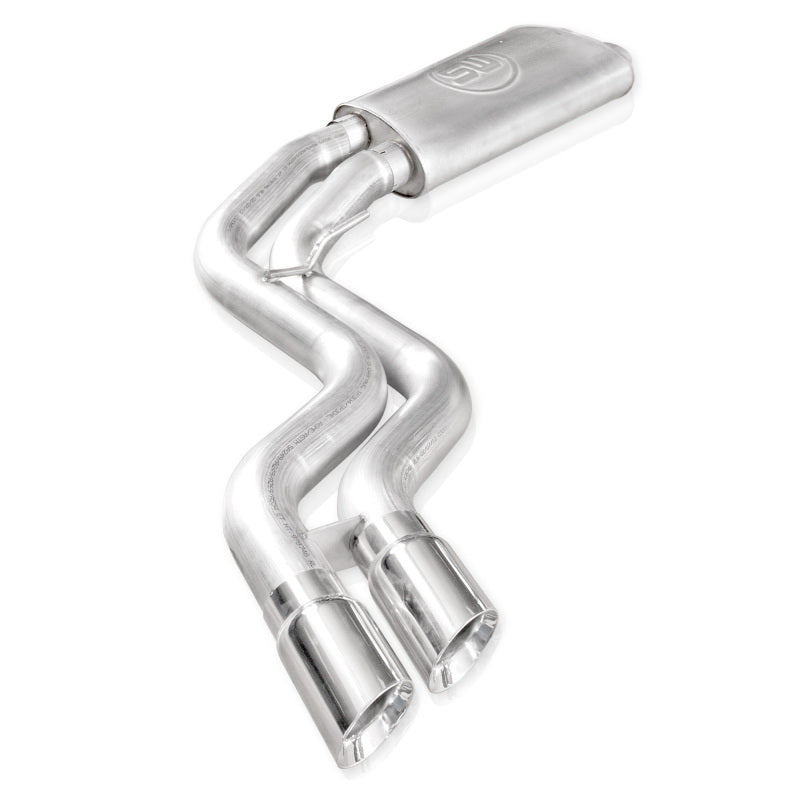Stainless Works 2015-18 F-150 Exhaust X-Pipe Resonator Muffler Exits In Front Of Passenger Rear Tire Stainless Works