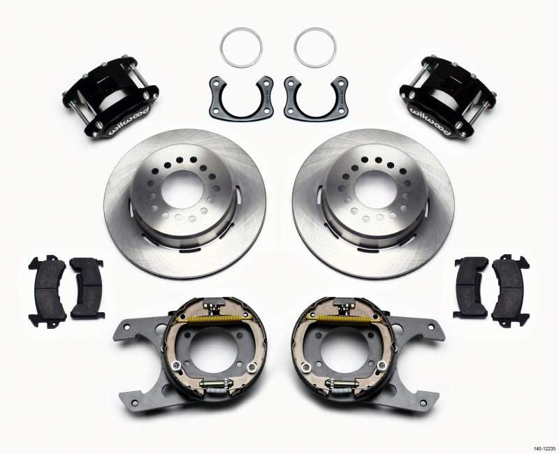 Wilwood D154 P/S Park Brake Kit New Big Ford 2.50in Off Front Mount Wilwood