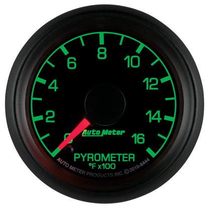 AutoMeter GAUGE; PYROMETER (EGT); 2 1/16in.; 1600deg.F; STEPPER MOTOR; FORD FACTORY MATCH Ford 1999-2007 - eliteracefab.com