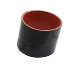 AEM Silicone Hose Coupler 3.5in x 3in  - Black