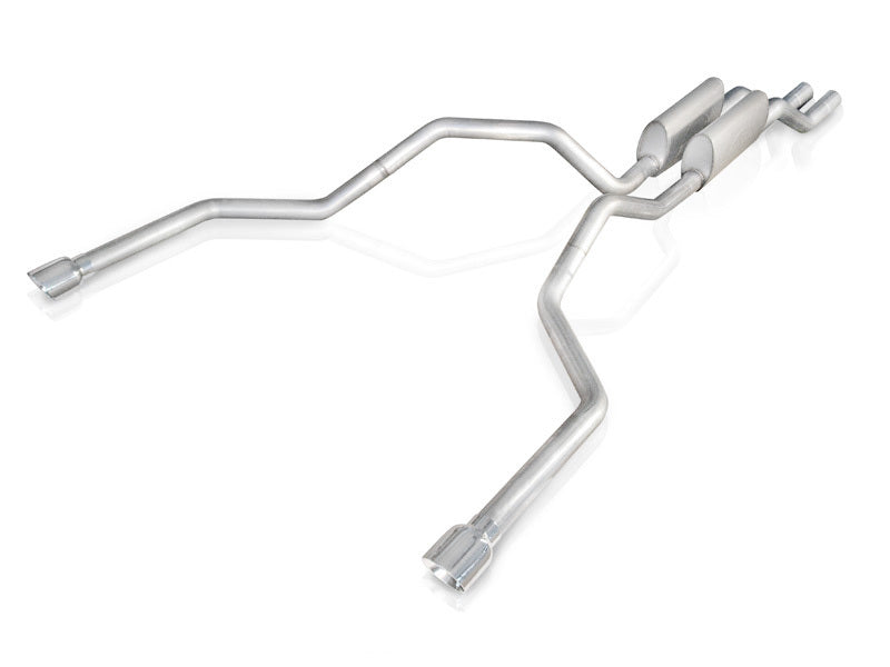 Stainless Works 2004-08 F150 5.4L Exhaust 2-1/2in Chambered Mufflers Under Bumper Exit Stainless Works