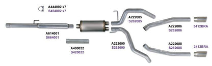 Diamond Eye KIT 3in CB DUAL SS: DODGE 1500 2009-12 HEMI Diamond Eye Performance