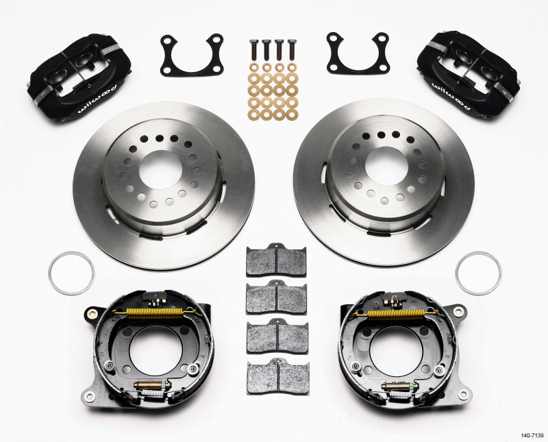 Wilwood Forged Dynalite P/S Park Brake Kit Big Ford 2.36in Offset Wilwood