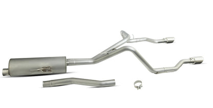 Gibson 20-22 Jeep Gladiator JT Rubicon 3.6L 3in/2.5in Cat-Back Dual Split Exhaust - Stainless Gibson