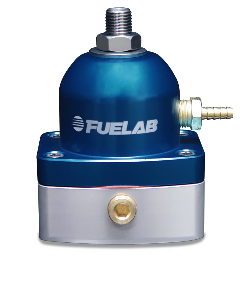 Fuelab 515 EFI Adjustable FPR 25-90 PSI (2) -6AN In (1) -6AN Return - Blue - eliteracefab.com