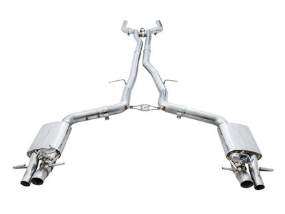 AWE Tuning 2019+ Mercedes-Benz C63 AMG Sedan (W205) SwitchPath Cat-Back Exhaust - No Tips AWE Tuning