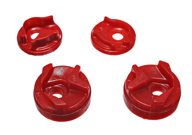 Energy Suspension 02-03 Nissan Sentra/200SX Red Motor Mount Insert Set (w/ Spec V 2.5L engine manua - eliteracefab.com