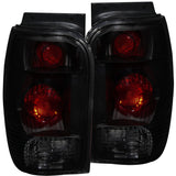 ANZO USA Ford Explorer Taillights Dark Smoke; 1998-2001