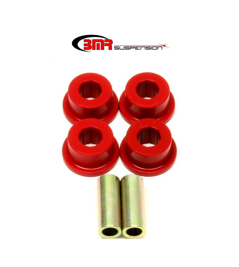 BMR BUSHING KIT FOR OUTER REAR TRAILING ARM - RED (10-15 CAMARO) - eliteracefab.com