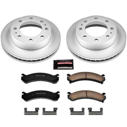 Power Stop 02-04 Chevrolet Avalanche 2500 Front Z17 Evolution Geomet Coated Brake Kit - eliteracefab.com