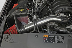 Spectre 14-15 GM Silverado/Sierra V8-5.3L F/I Air Intake Kit - Polished w/Red Filter - eliteracefab.com