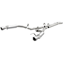 Load image into Gallery viewer, MagnaFlow Cat Back, SS, 2.5in, Competition, Dual Split Polished 4.5in Tips 2015 Ford Mustang V6 3.7L - eliteracefab.com