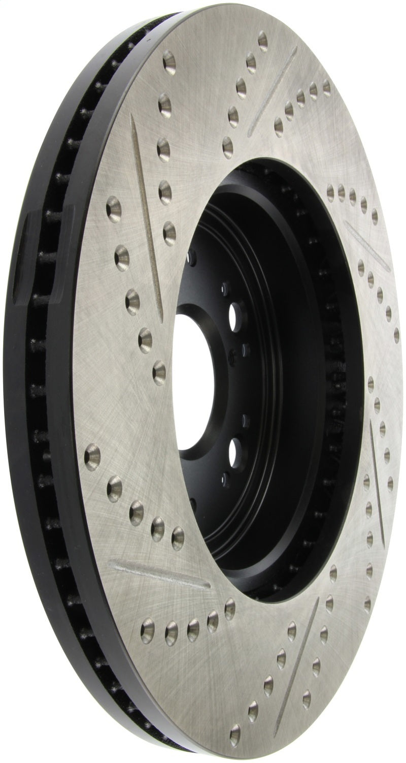 StopTech 95-00 Lexus LS 400 Left Front Slotted & Drilled Rotor Stoptech