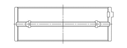 ACL 5M8037H-.25 Mitsubishi 4G93 1834CC +.25 Oversized High Performance Main Bearing Set