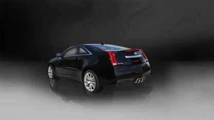 Corsa 11-13 Cadillac CTS Coupe V 6.2L V8 Polished Sport Axle-Back Exhaust - eliteracefab.com