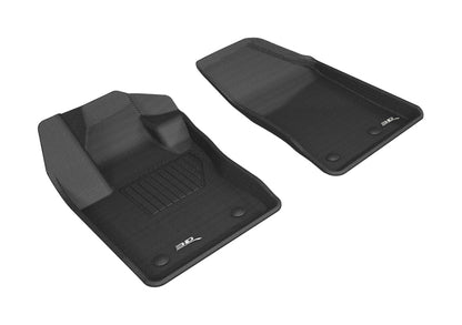 3D MAXpider L1JP01611509 2017-2020 Jeep Compass Kagu 1st Row Floormat - Black 3D MAXpider