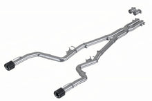 Load image into Gallery viewer, MBRP 17-21 Charger 5.7L/6.2L/6.4L 3in Race Profile Cat-Back w/Dual Carbon Fiber Tips T304 SS Exhaust - eliteracefab.com