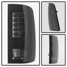 Load image into Gallery viewer, Spyder Dodge Ram 1500 09-14 LED Tail Lights Incandescent- Blk Smke ALT-YD-DRAM09-LED-BSM - eliteracefab.com