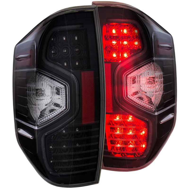 ANZO USA Toyota Tundra Led Taillights Black; 2014-2019 - eliteracefab.com