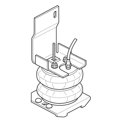 Firestone Ride-Rite Air Helper Spring Kit Rear 92-16 Ford E350 Cutaway (W217602061) - eliteracefab.com