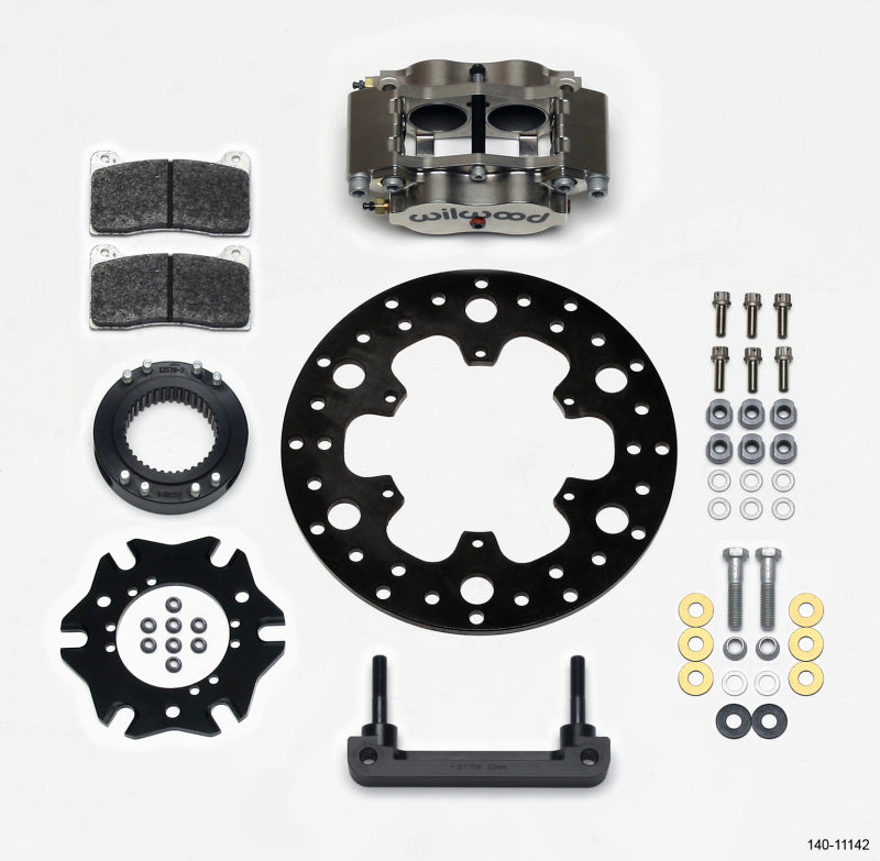 Wilwood Billet Narrow Dynalite Radial Mount Rear Inboard Midget Kit 10.50in x 0.35 Drilled Disc Wilwood